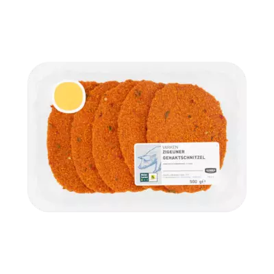 Huismerk Varken Zigeuner Gehaktschnitzel 5 Stuks