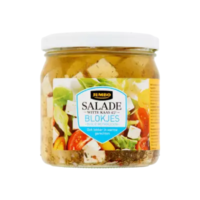 Huismerk Salade Witte Kaas 45+ Blokjes