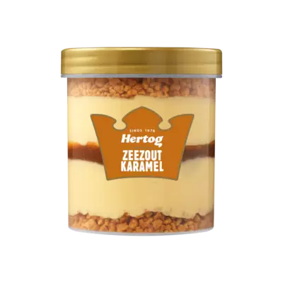 Hertog Karamel Zeezout IJsbeker