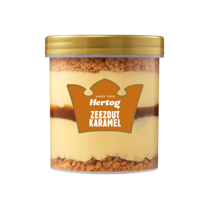 Hertog Karamel Zeezout IJsbeker