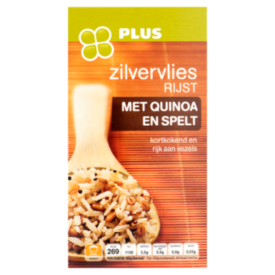 Huismerk Zilvervliesrijst met quinoa en spelt