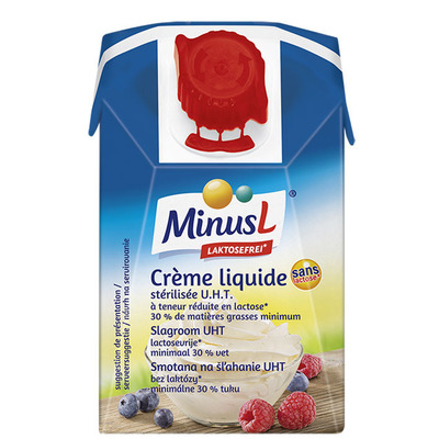 MinusL Lactosevrije houdbare slagroom