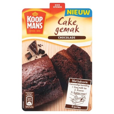Koopmans cake gemak chocolade