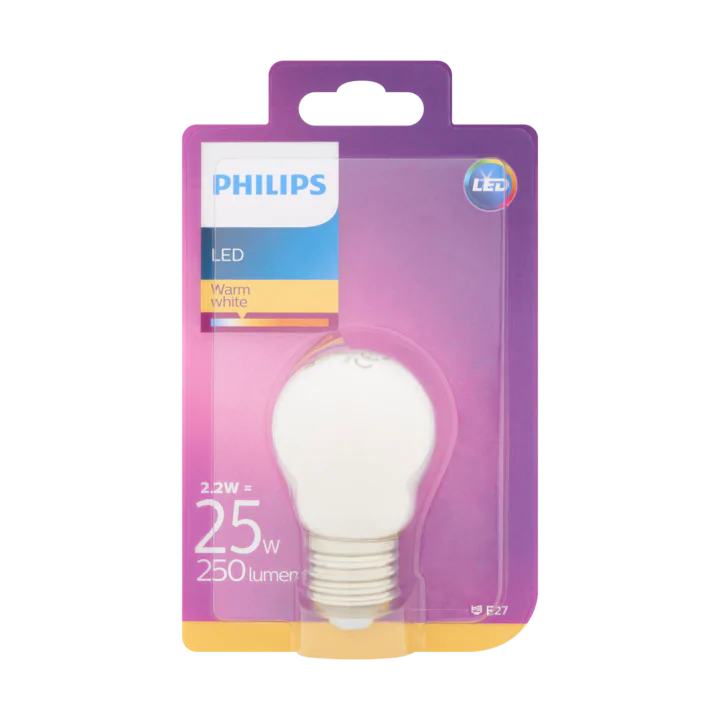 Philips LED Warm White 2.2W E
