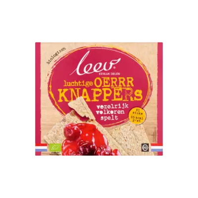 Leev Luchtige Oerrr Knappers Vezelrijk Volkoren Spelt 21 Stuks