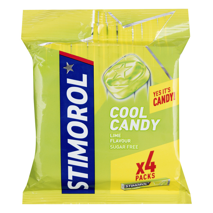 Stimorol Cool candy lime 4-pack