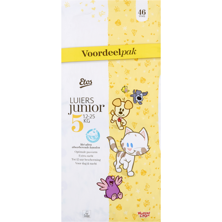 Huismerk Luiers junior 5 voordeelpak