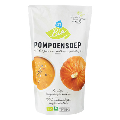 Huismerk Biologisch Pompoen Linzensoep