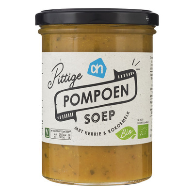 Huismerk Biologisch Pittige pompoensoep