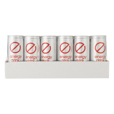 E energy drink tray
