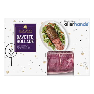 Huismerk Bavette rollade met sachet kruiden
