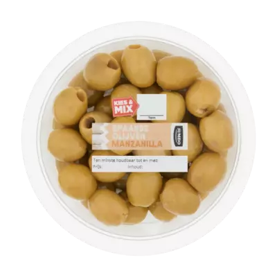 Huismerk Spaanse Olijven Manzanilla
