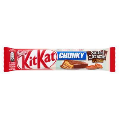 NESTLÉ KITKAT CHUNKY Salted Caramel Fudge Single