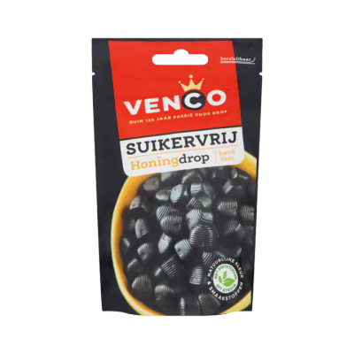 Venco Suikervrij Honingdrop