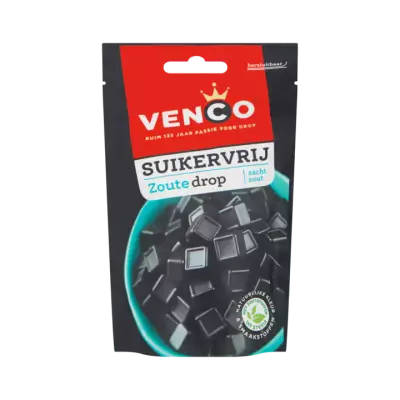 Venco Suikervrij Zoute Drop