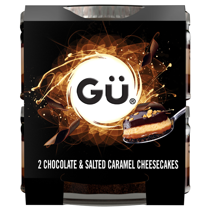 Gü Choco & salted caramel cheesecakes