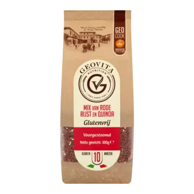 Geovita Nutrition Mix van Rode Rijst en Quinoa Voorgestoomd