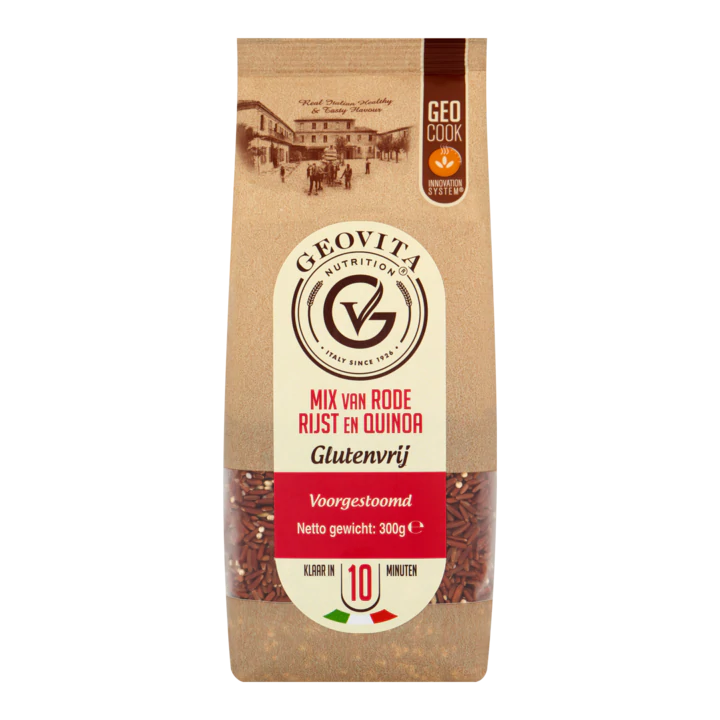 Geovita Nutrition Mix van Rode Rijst en Quinoa Voorgestoomd