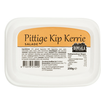 Bonsala Pittige kip kerrie salade