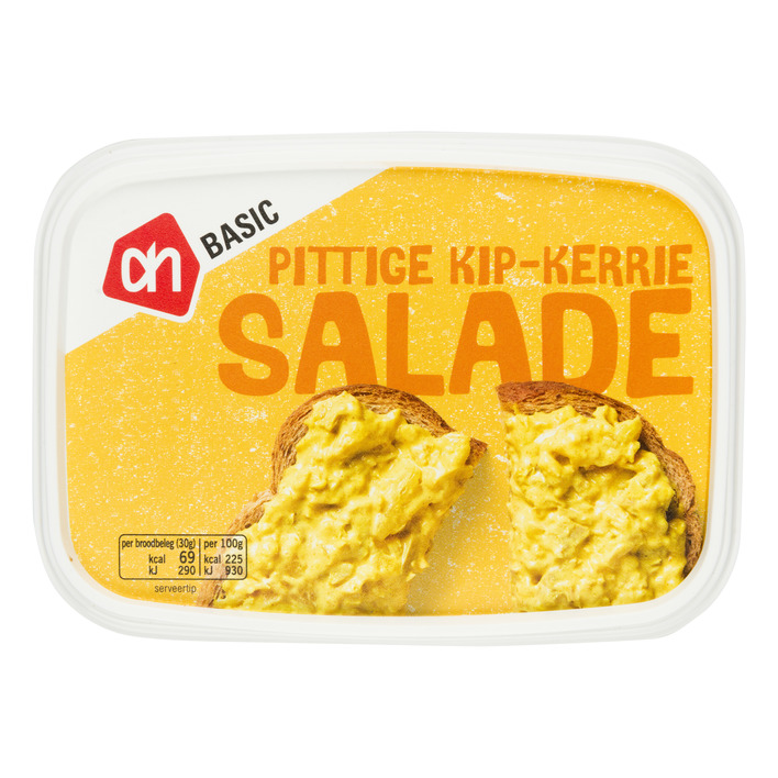 Budget Huismerk Pittige kip kerrie salade