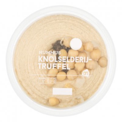 Huismerk Hummus knolselderij truffel