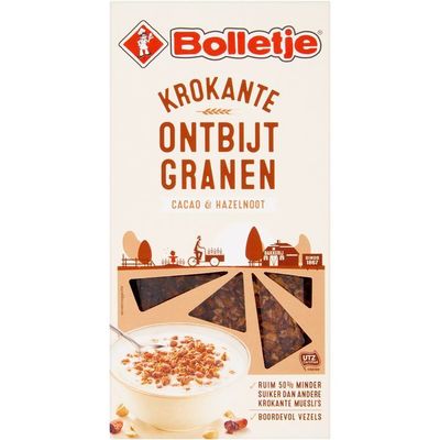 Bolletje Krokante ontbijtgranen cacao & hazelnoot