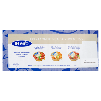 Hero Extra Confiture Assortiment 120 x 25 g