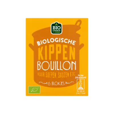 Huismerk Biologische Kippenbouillon 6 Stuks
