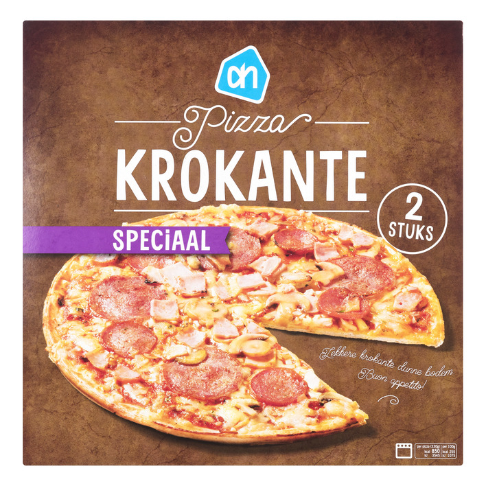 Huismerk Krokante pizza speciaal