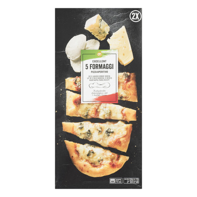 Huismerk Borrelpizza 5 formaggi
