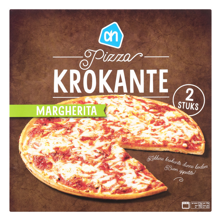 Huismerk Krokante pizza Margherita