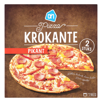 Huismerk Krokante pizza pikant