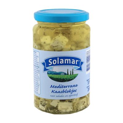 Mediterrane Kaasblokjes