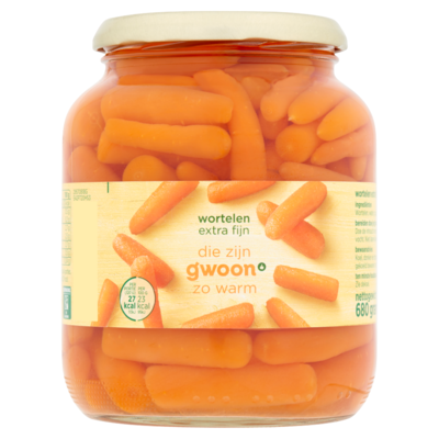 Huismerk wortelen extra fijn