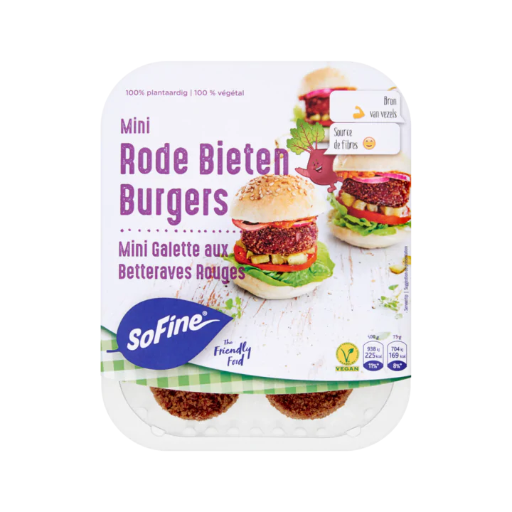 SoFine Mini Rode Bieten Burgers
