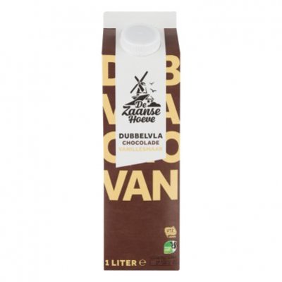 De Zaanse Hoeve Dubbelvla vanille chocolade