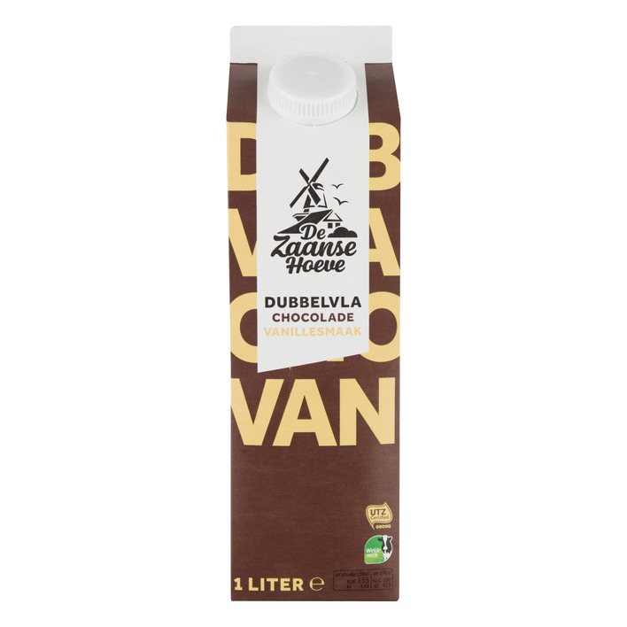 Budget Huismerk Dubbelvla vanille chocolade
