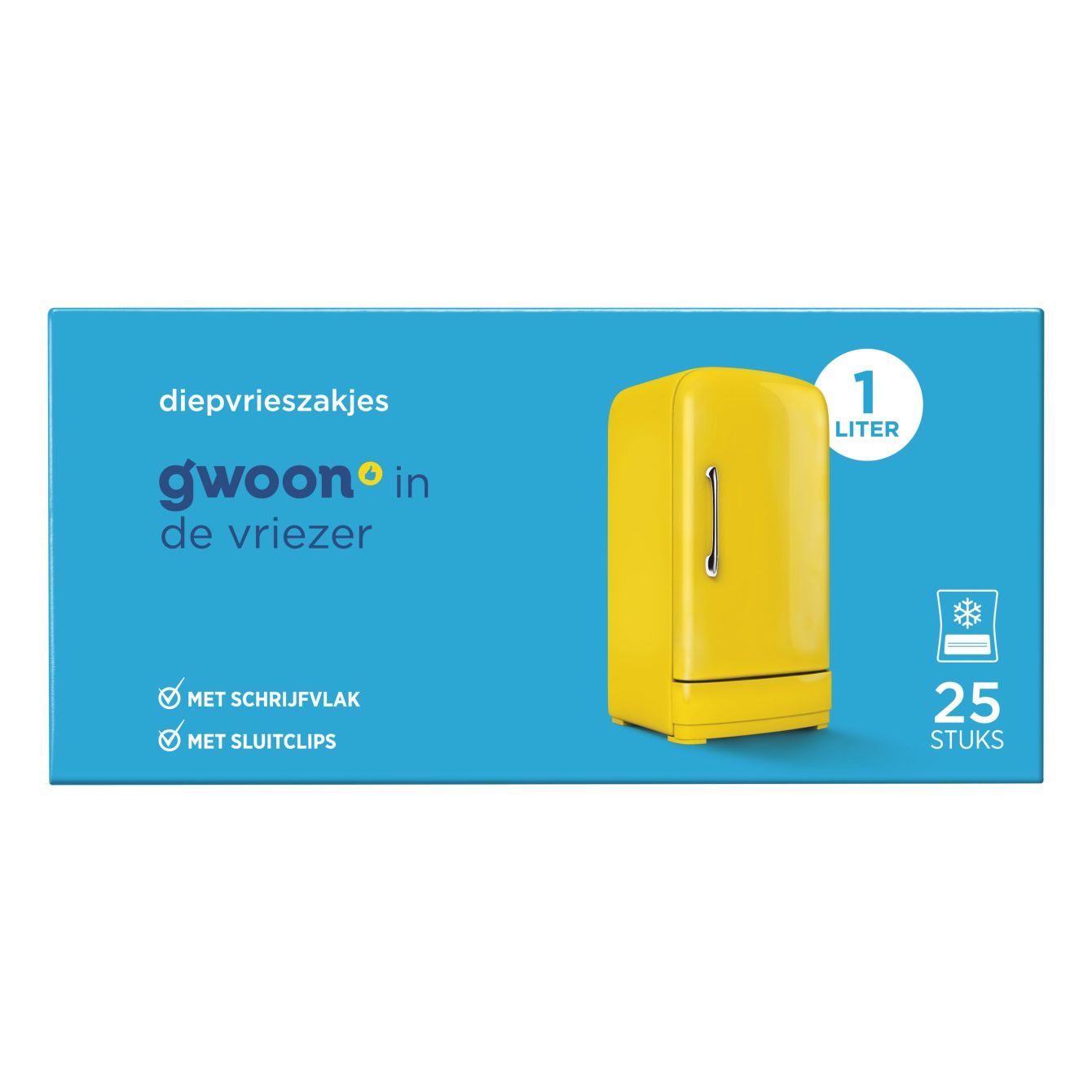 G'woon Diepvrieszakjes 1 Liter