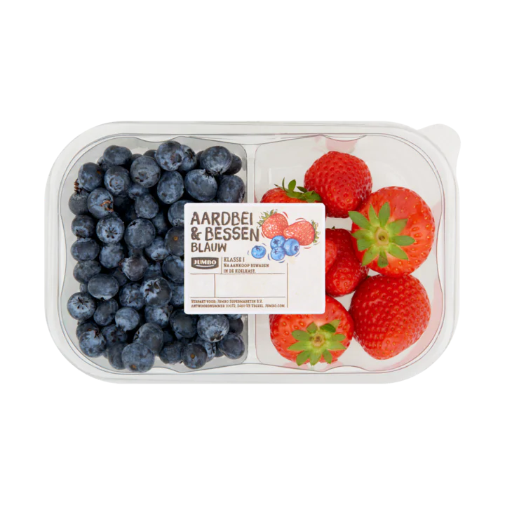 Huismerk Aardbei & Bessen Blauw