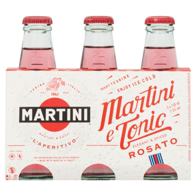 Martini Rosato & tonic 3-pak