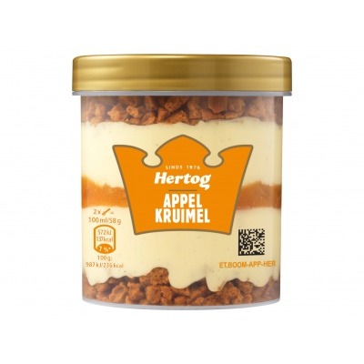 Hertog Pint appel kruimel