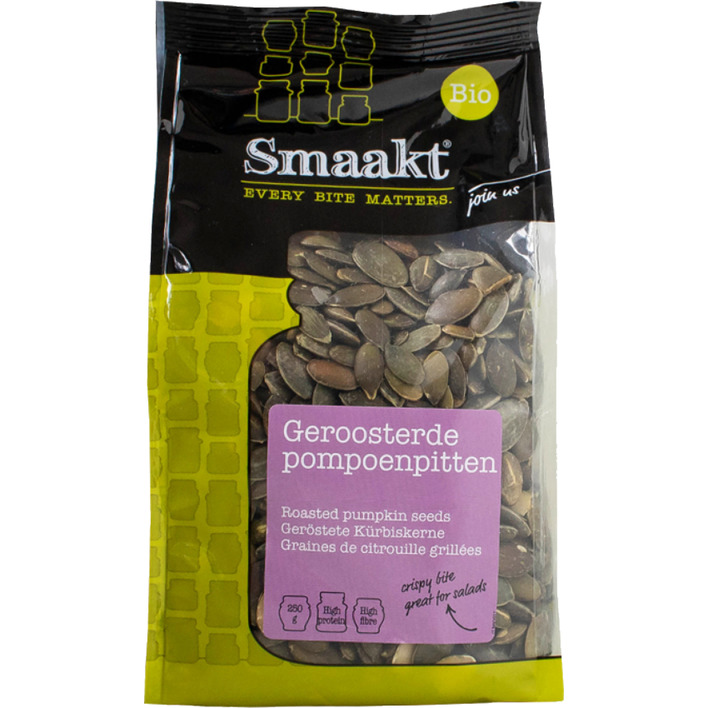 Smaakt Geroosterde pompoenpitten