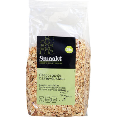 Smaakt Havervlokken geroosterd bio