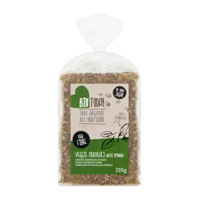 Bio Today Groente Crackers met Spinazie