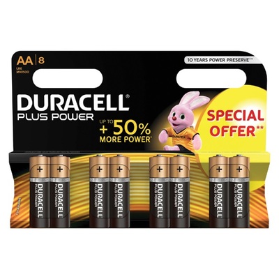 Duracell plus power AA