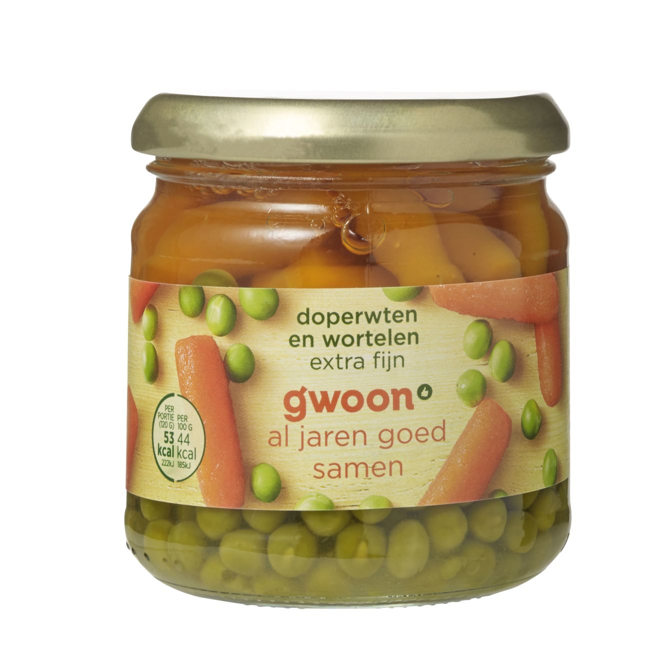 G'woon Doperwten En Wortelen