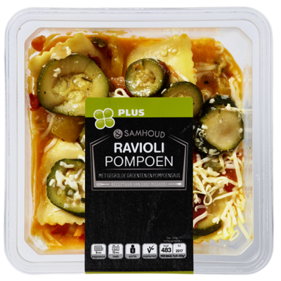 Huismerk &Samhoud Ravioli pompoen en groenten