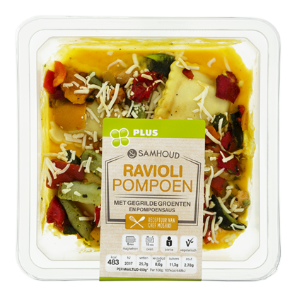 Huismerk &Samhoud Ravioli pompoen en groenten