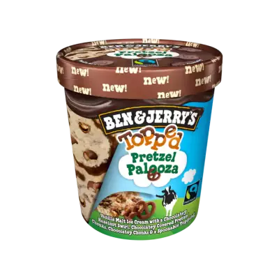Ben & Jerry's Topped IJs Pretzel Palooza