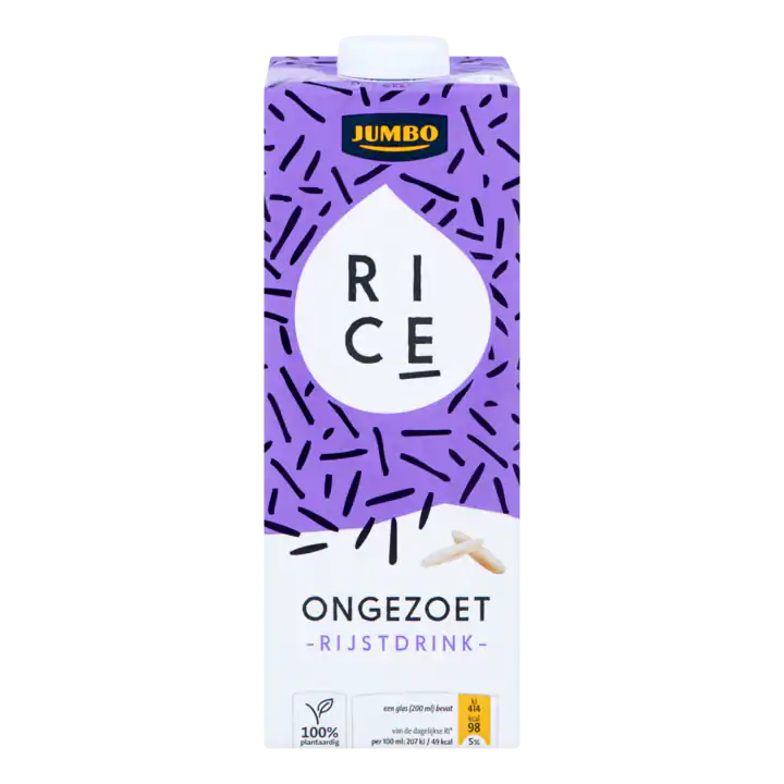 Huismerk Ongezoet Rijstdrink